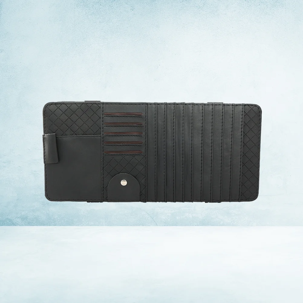 

Sun Visor Car Bag Storage Holder Sunvisor Cars Pocket Auto Organizer Pouch License Case