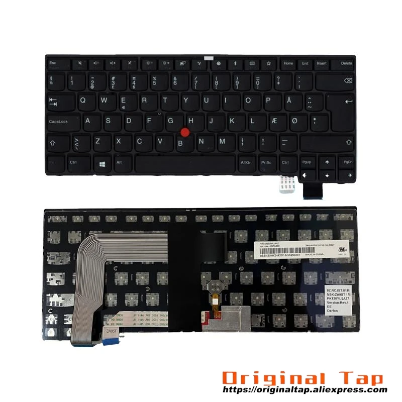 Клавиатура DK для Lenovo Thinkpad T470s