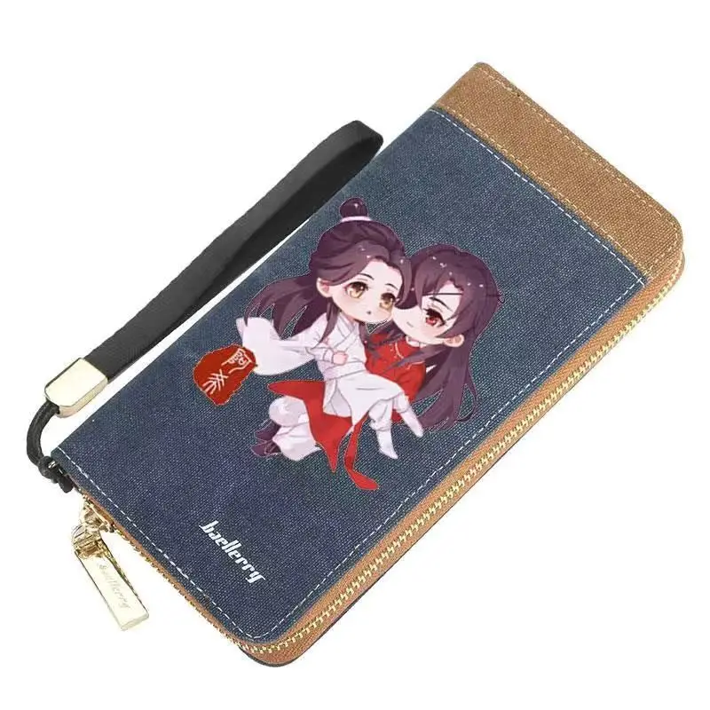 

Anime Tian Guan Ci Fu Long Wallet Heaven Official’s Blessing Hua Cheng Xie Lian Cosplay Coin Purse Men Women Cute Notecase Gift