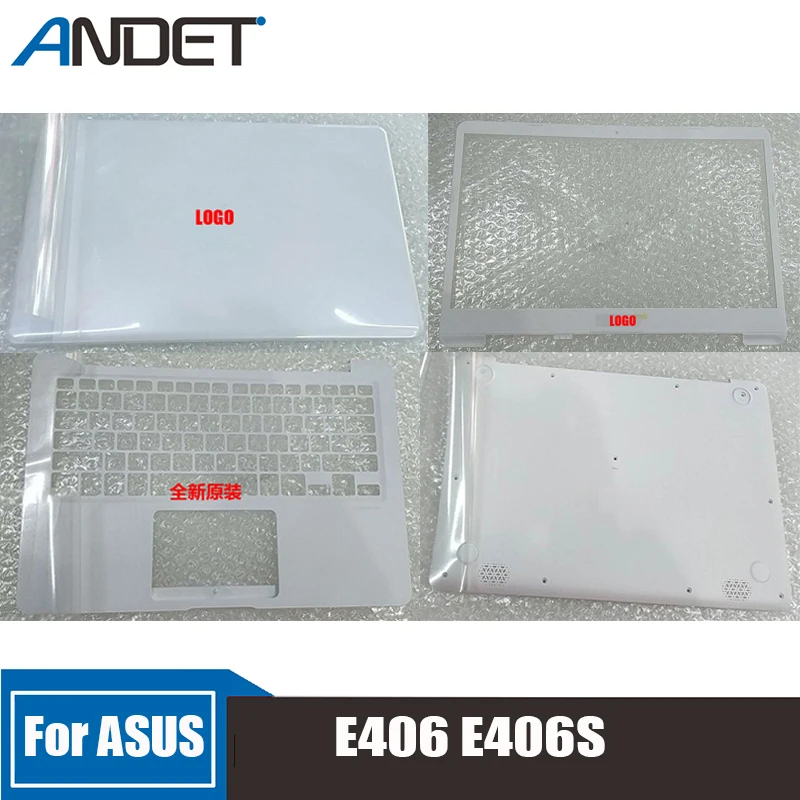 

New Original For ASUS E406 E406S Screen Back Shell Rear Lid Keyboard Bezel Top Case Palmrest Laptop Host Lower Cover Hinge