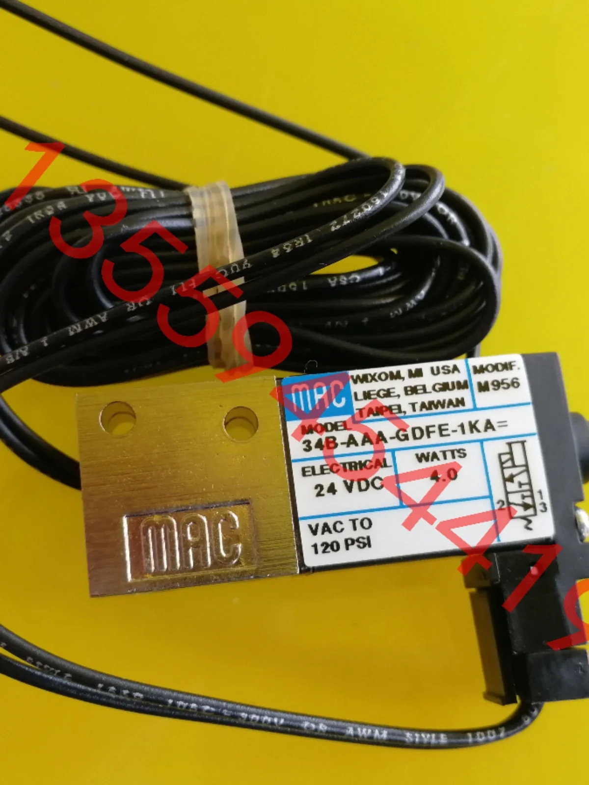 Электромагнитный клапан American MAC 34B-AAA-GDFE-1KA = M956 оригинальный Оригинальный почтовый