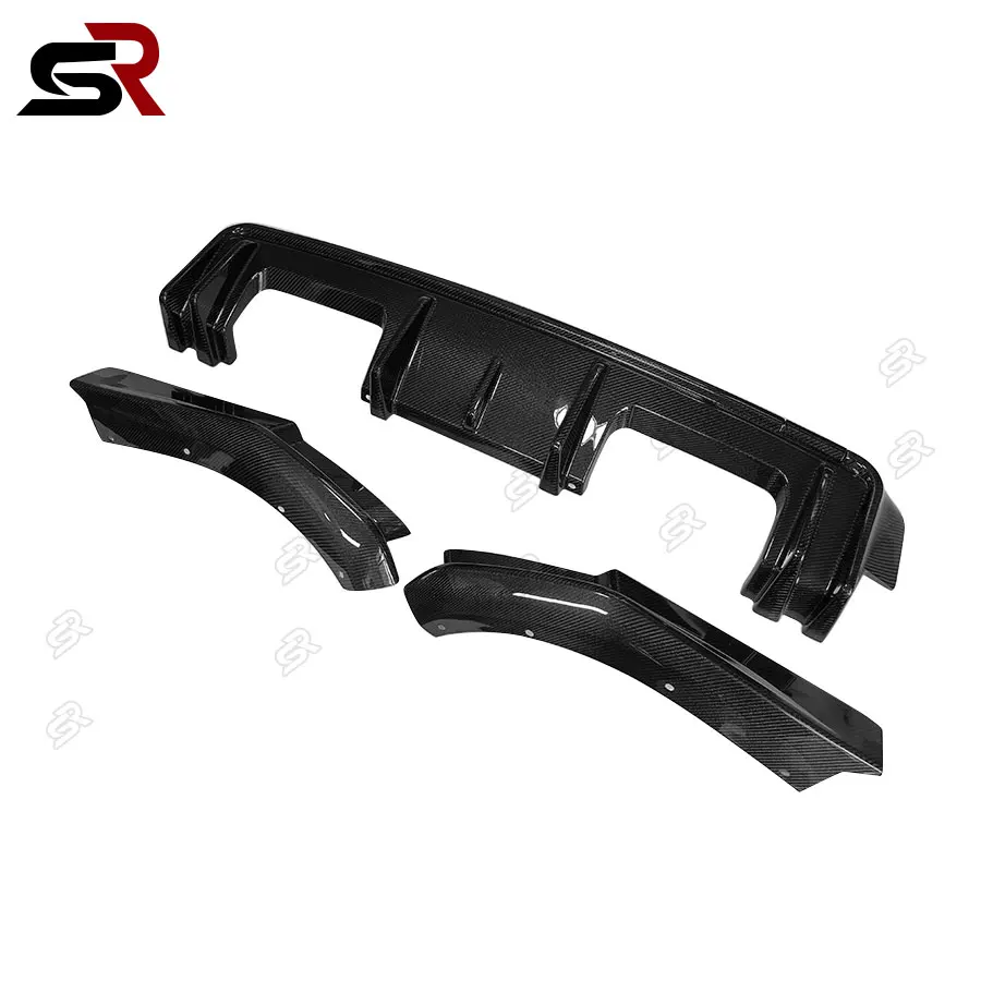 BMW G80 M3 G82 G83 Углеродное волокно 3D Стайлинг Высокое качество Диффузор Задний бампер