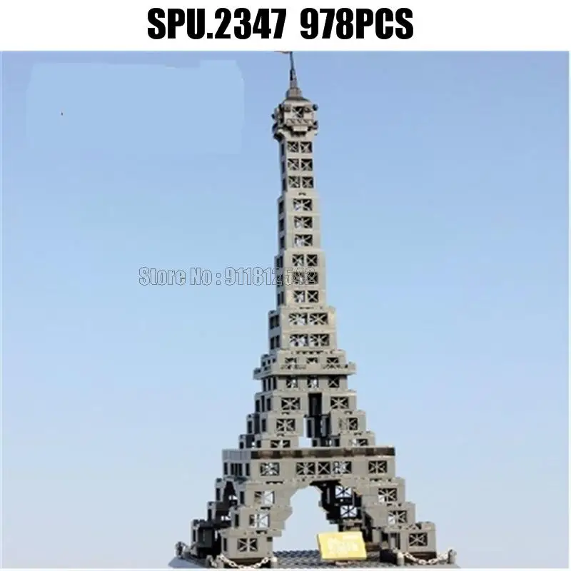 5217 978 шт. Франция Всемирно известная Великая архитектура Эйфелева башня Парижа