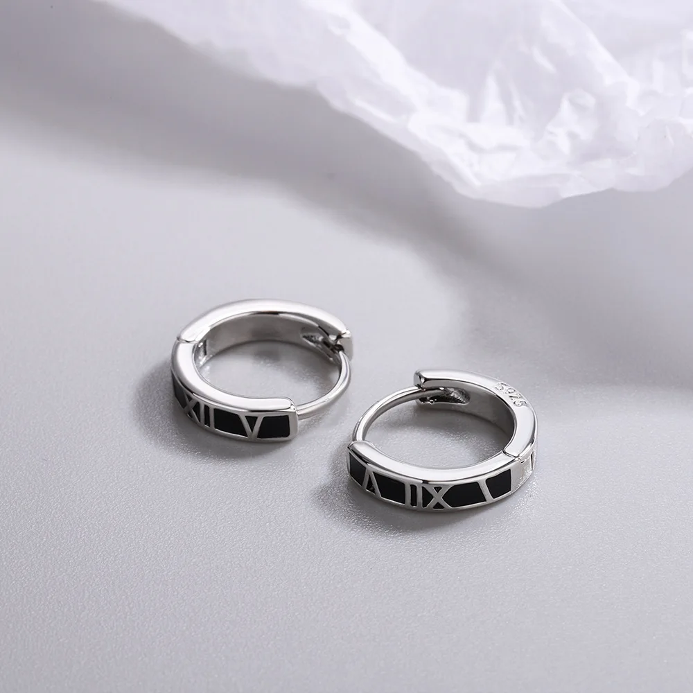 Roman Numerals Ear Clip Simple Personality Fashion Ear Jewelry Female Earrings