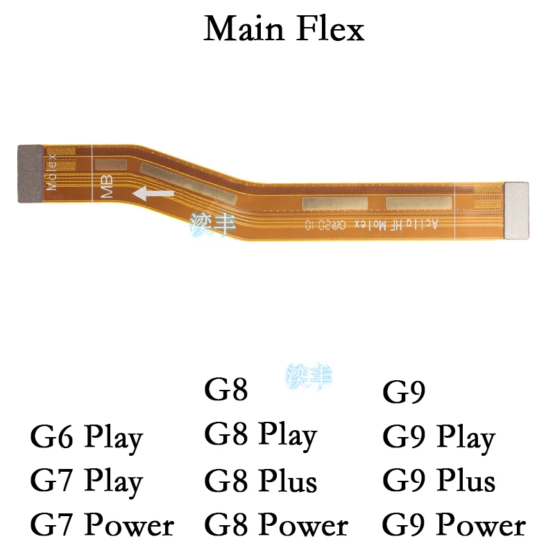 Гибкая основная плата для Motorola Moto G6 G7 Play Power Plus G8 G9 соединительный кабель