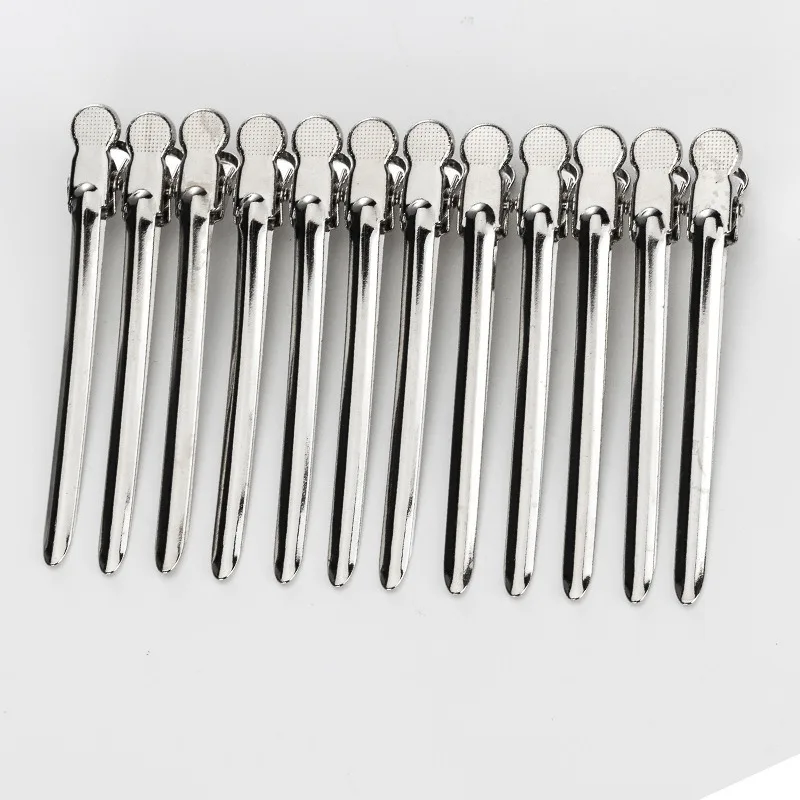 

Metal Stainless Steel Duck Beak Clip, Long Beak Aluminum Clip Design, Hair Salon, Hairdressing Clip, Beauty Tool