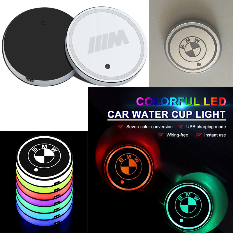 2 шт. автоматические красочные перезаряжаемые светодиодные автомобильные