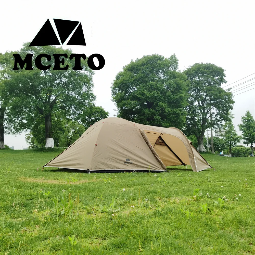 

Палатка для походов на 2-4 человек, легкая водонепроницаемая палатка для кемпинга, задняя, армейского зеленого цвета