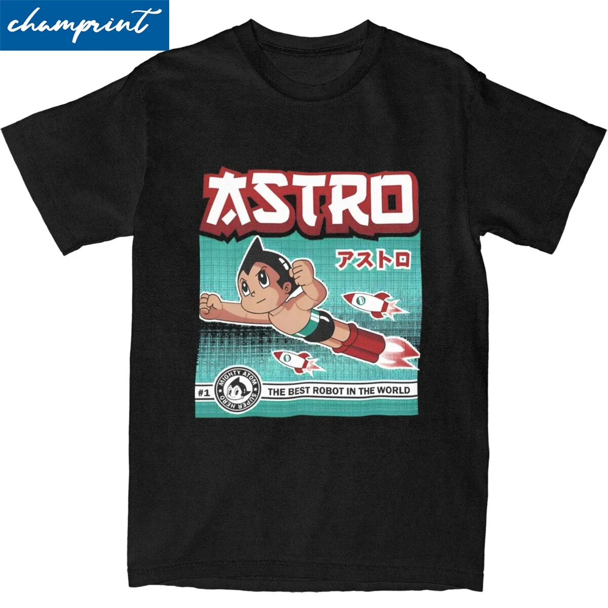 Новинка симпатичная футболка Astroboy Astro для мальчиков с роботом мужчин и женщин