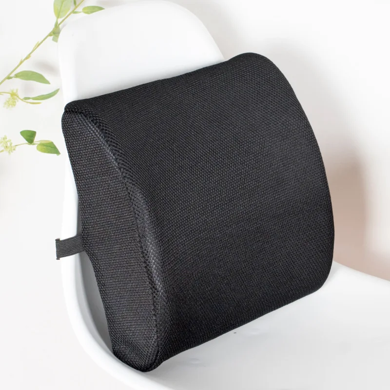 Waist Cushion Back Pillow Relief Back Pain Memory Foam Blue Grey Coffee Purple Car Waist Cushion Orthopedic Pillow
