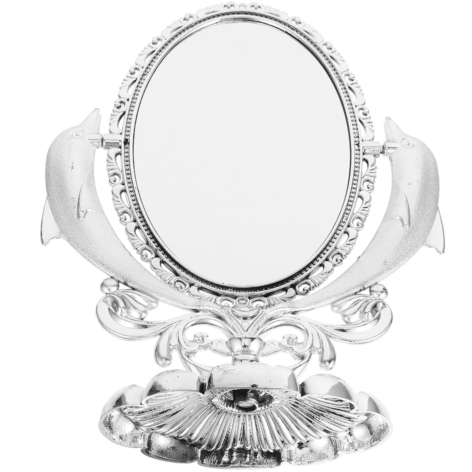 

Tabletop Makeup Mirror Double-sided Makeup Mirror Swivel Makeup Mirror for Desk