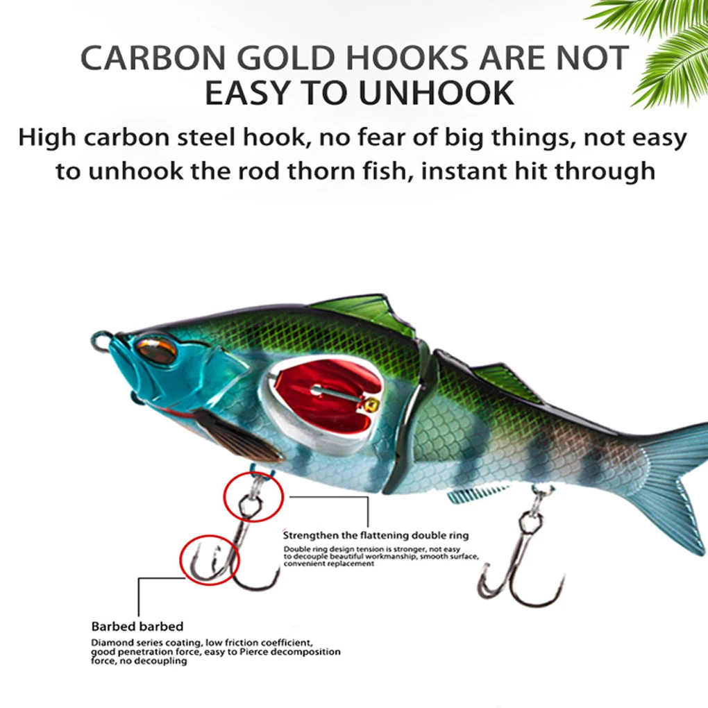 

Fishing Lure Propeller Jointed Swimbait Lightweight Artificial Crankbait Waterproof Wear-resistant Fish Baits Type 2