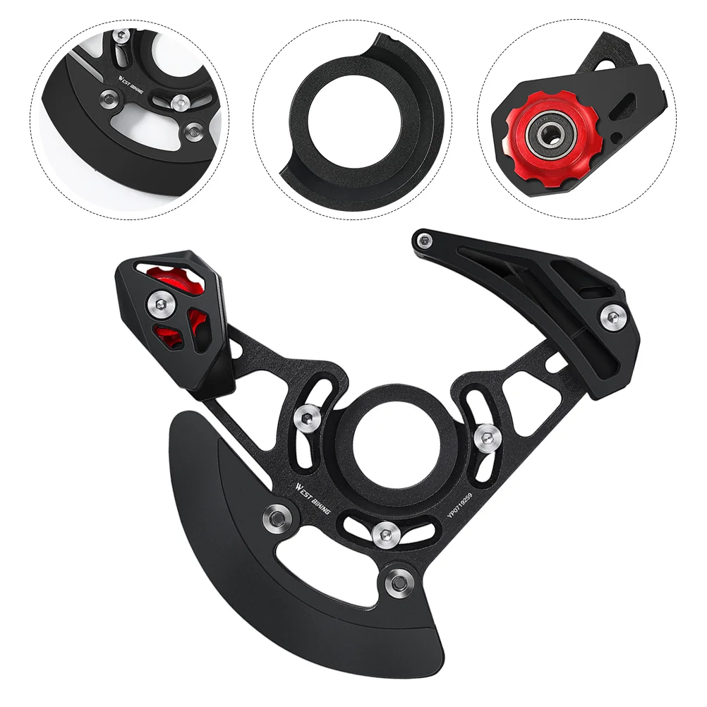 

1 шт., защита цепи для велосипеда (черный)