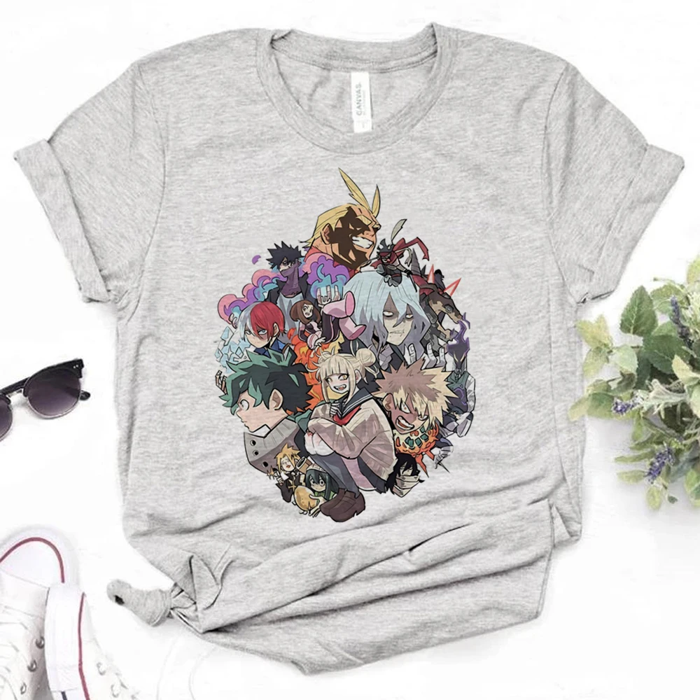 

My Hero Academia t-shirts women anime harajuku streetwear t shirt female streetwear clothing
