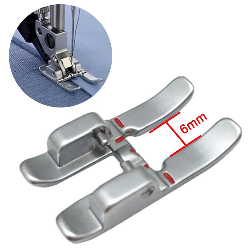 

820215096 Open Toe Applique Presser Foot 6mm with IDT For Pfaff Domestic Sewing Machine Alternate Part Numbers : 93-036931-91