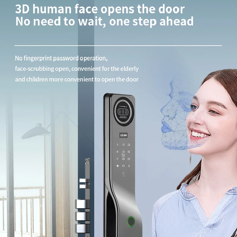 Умный замок Tuya с распознаванием лица