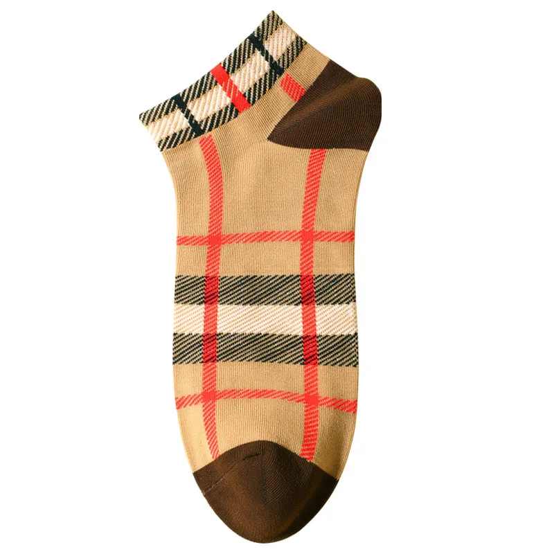 GDAD Brand 4 Pairs Spring And Autumn Men's Business Socks Summer Leisure Sweat Absorption Comfortable Thin Breathable EU39-44