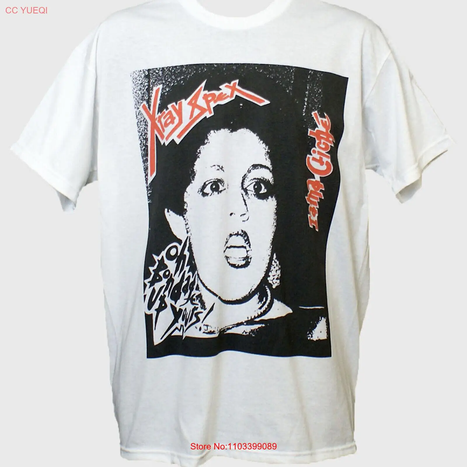 Футболка унисекс X-Ray Spex цвет белый