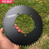 pass quest 130bcd road bike closed disc monolithic 42 58t bicycle chain sprocket crank red apex 3550 130bcd bicycle crankset