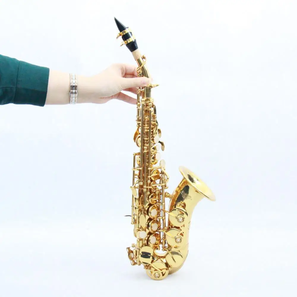 

Colored Curved Soprano Saxophone from China