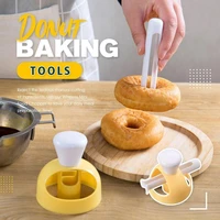 diy donut mold cake decorating tools plastic desserts bread cutter maker baking supplies creative kitchen tools