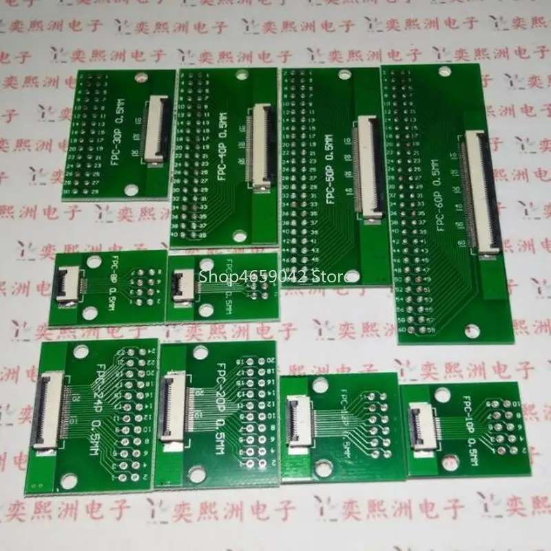 1 шт. 0 5 мм FPC FFC кабельный разъем 6 8 10 12 14 20 30 40-контактный адаптер SMT для сквозного