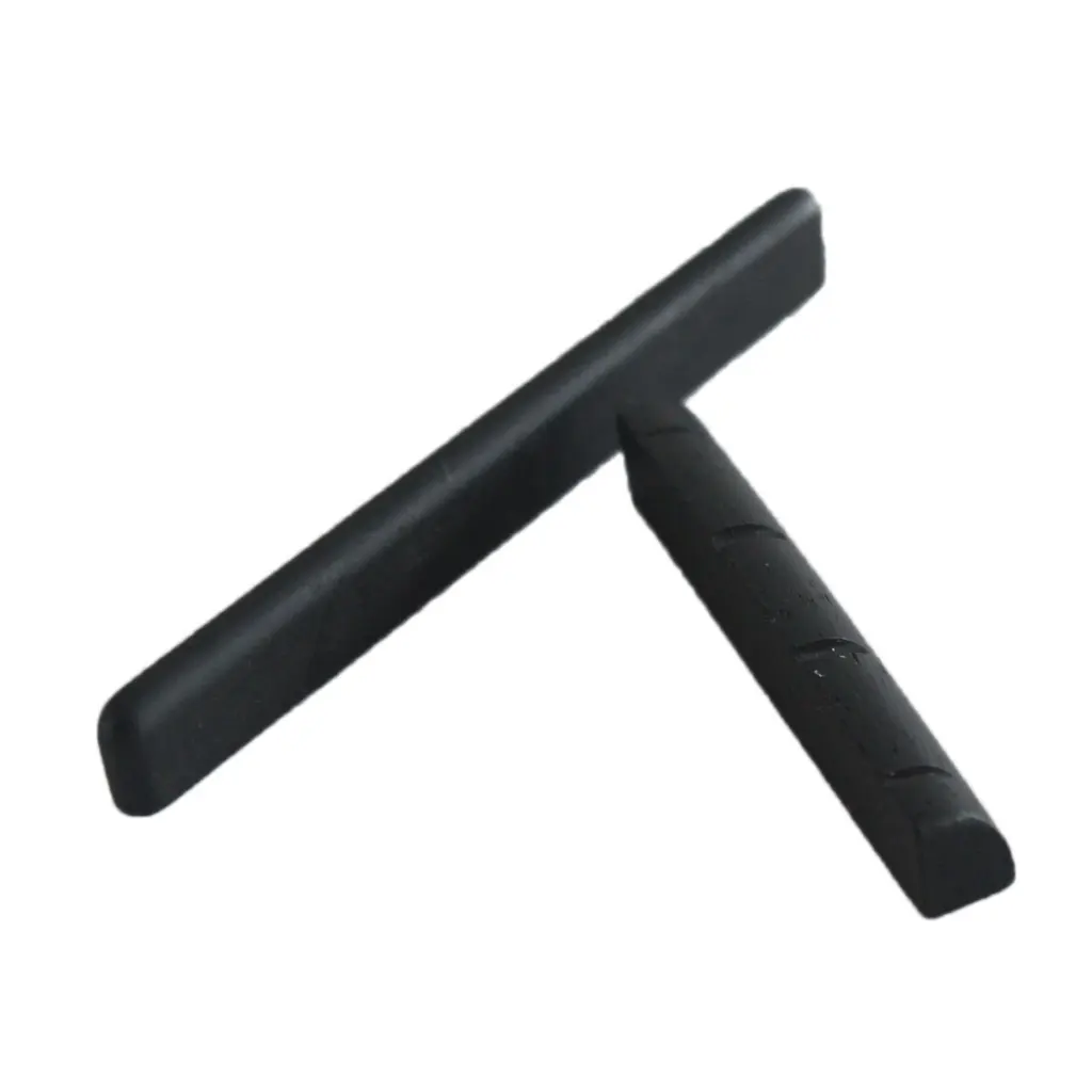 

Lovoski Ebony Guitar Saddle and Nut Set for 4 String Ukulele Guitar