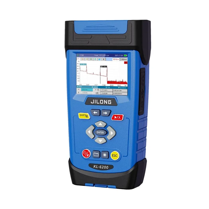 KL-6200 Smart OTDR 1310 1550 1625nm With VFL/OPM/OLS Touch Screen OTDR Optical Time Domain Reflectometer
