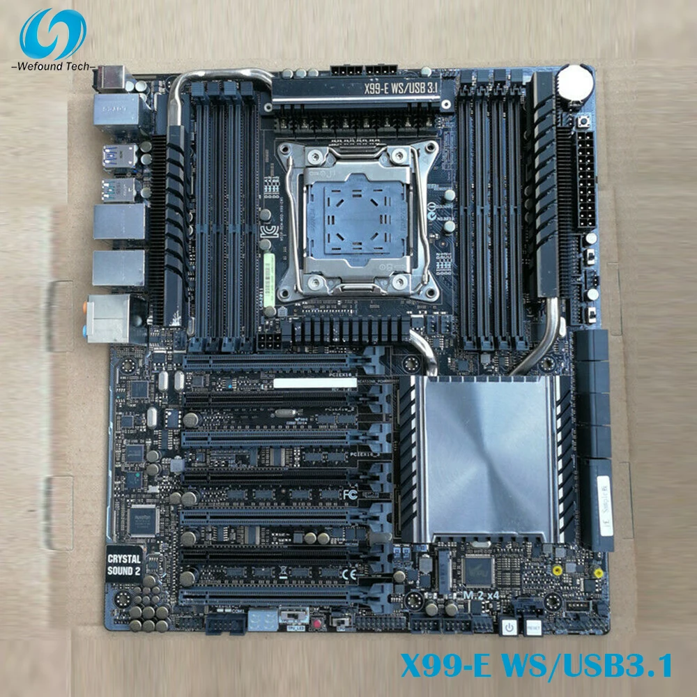 

For ASUS X99-E WS/USB3.1 LGA2011-3 DDR4 ATX Desktop Motherboard High Quality Fully Tested Fast Ship