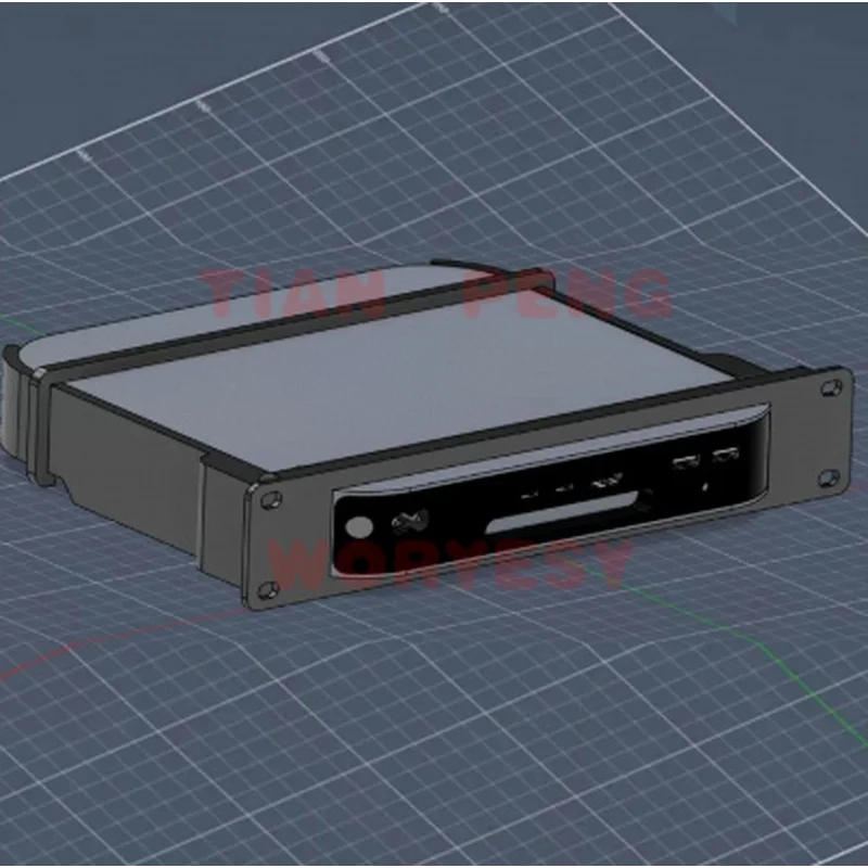 Фото Специально разработанный WYORESY лоток 1U для Mac Mini подходит для 10-дюймовой стойки и стандартных размеров установки в хосте. №1