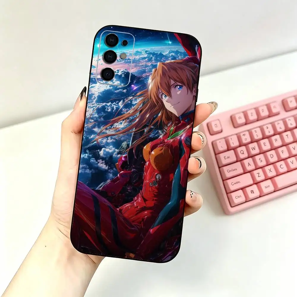 Фото Мягкий черный чехол для телефона POP Anime A-Asuka E-Eva для Samsung S26,25,24,21,22,21,20,10,9,8,7,6Ultra,Plus,Fe, Lite №5