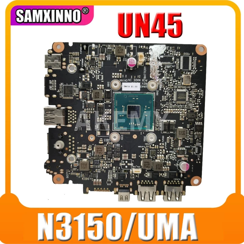 

SAMXINNO 90MS00L0-R04000 motherboard For Asus VivoMini UN45 Mini Vivo PC computer Mainboard W/ N3150 CPU /UMA