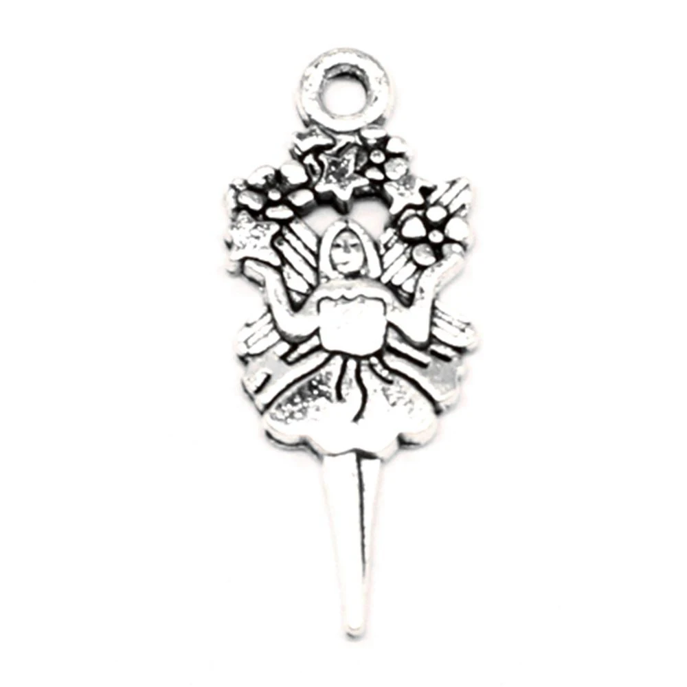 

Fairy Charm For Making Jewelry Diy Finding 80pcs 11x22mm