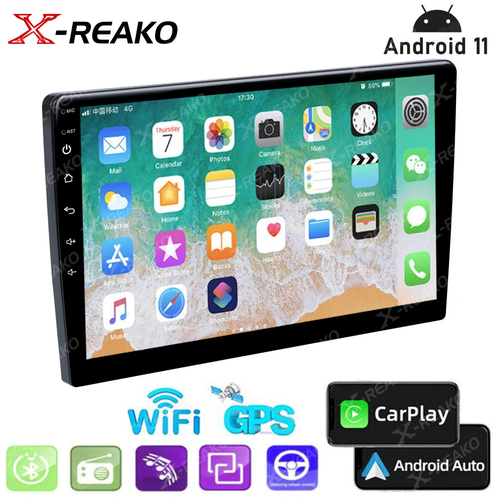 

X-REAKO 10Inch 2Din Android Autoradio Multimedia Player With GPS Navigation WiFi Support TF/USB/AUX-IN Mobile Phone Link