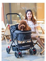 dog stroller cat trolley lightweight foldable dog strollers for small medium dogs load bearing 25kg dog carrier dog car