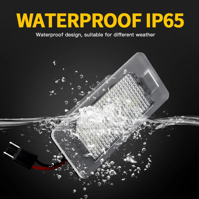 2 шт. для Fiat 500X 2014 2015 2016 2017 2018 2019 2020 2021 светодиодный светильник номерного знака