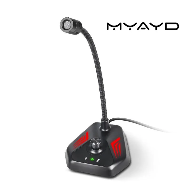 

Настольный микрофон Gooseneck Версия USB (с RGB-подсветильник Кой)