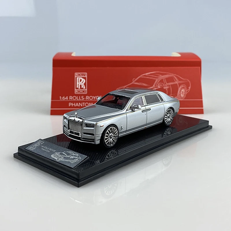 

SmallCart модель 1:64 автомобильные рулоны-R Phantom 8 сплав литье под давлением коллекция серебра