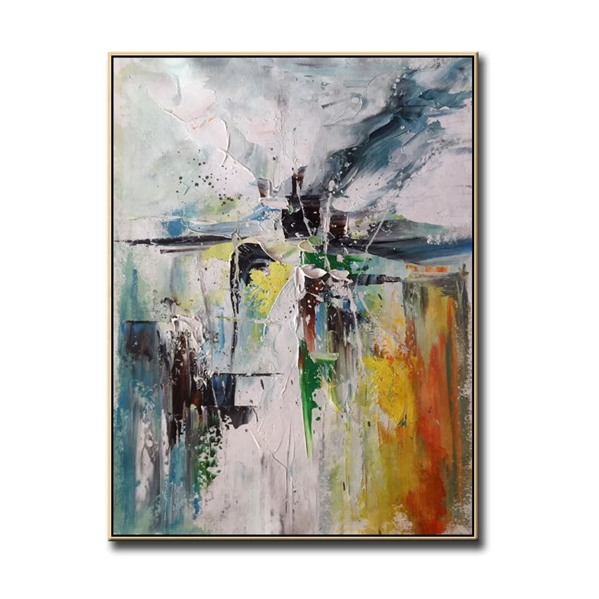 

Ручная роспись маслом на холсте современный большой размер абстрактное искусство домашний декор подвесная картина украшение без рамки