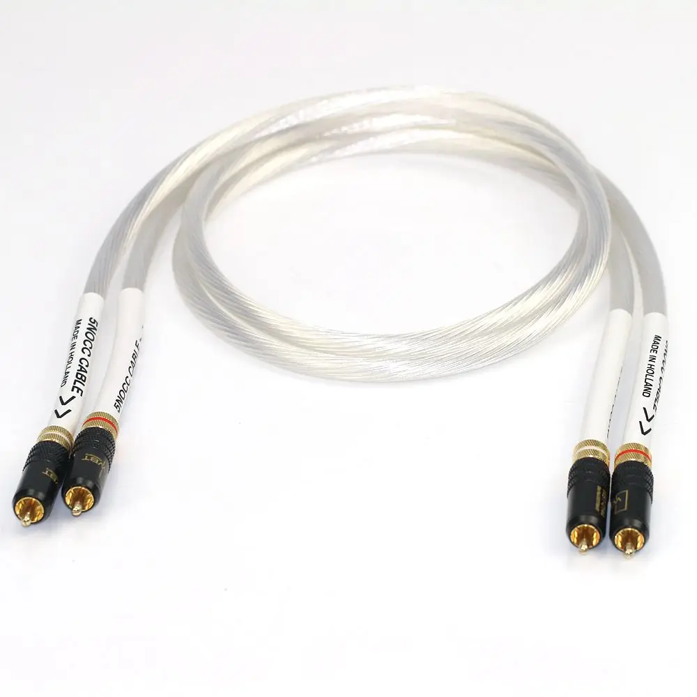 Микросхема Nederlandse Sterling Zilveren Meeaocc 7Nocc Audio Cd Speler Audiokabel Hifi Dubbele Rca Versterker Signaalkabel WBT-0144 S