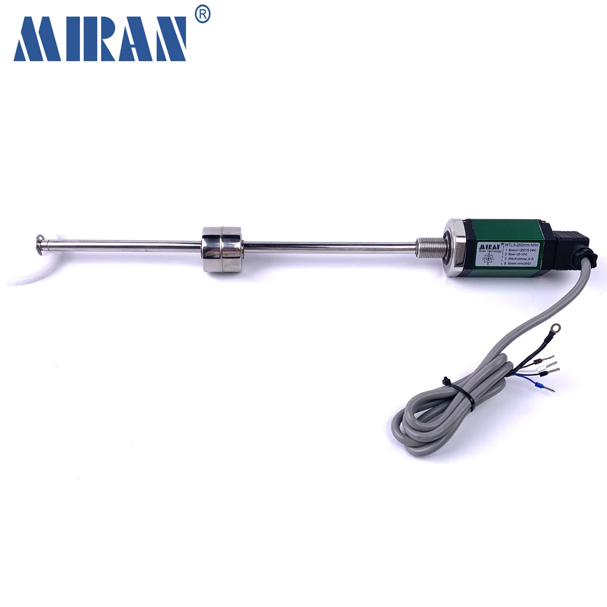 

Miran 325mm-650mm Magnetostrictive Displacement Transducer Linear Position Sensor Liquid Level Controller Sensor For Tank MTL3