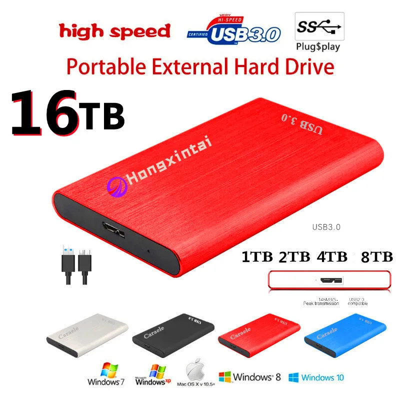 

Original High Speed SSD External Hard Drive ssd 16TB 12TB 1TB 500G TYPE-C Mobile External Solid State Drives for Laptops desktop