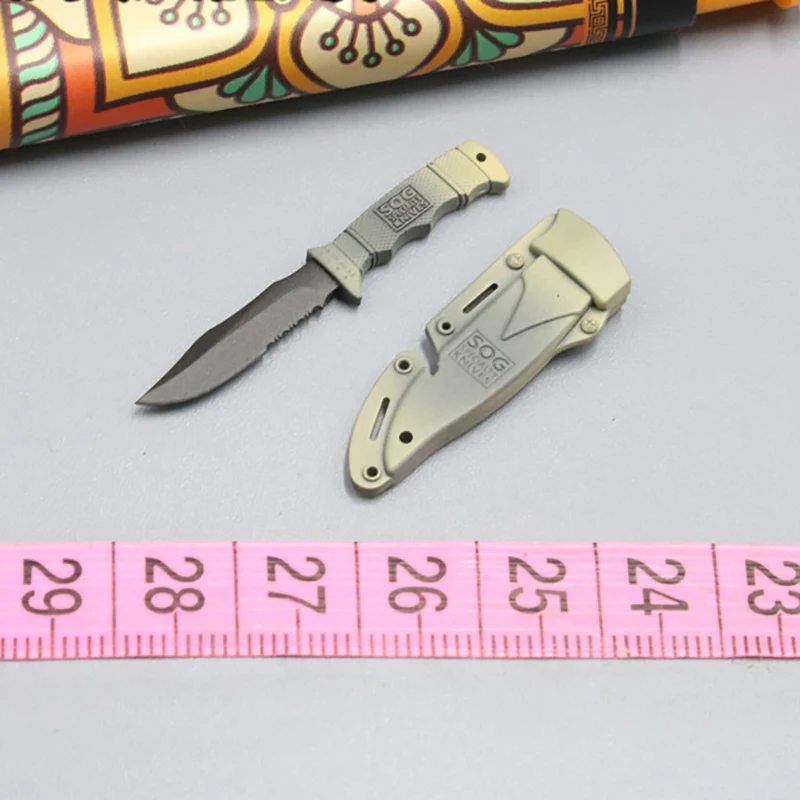 

1/6 Scale Special Operations Assault Soldier Weapon Props Dagger&Set Model Movable Doll Accessories Toy Collection Display