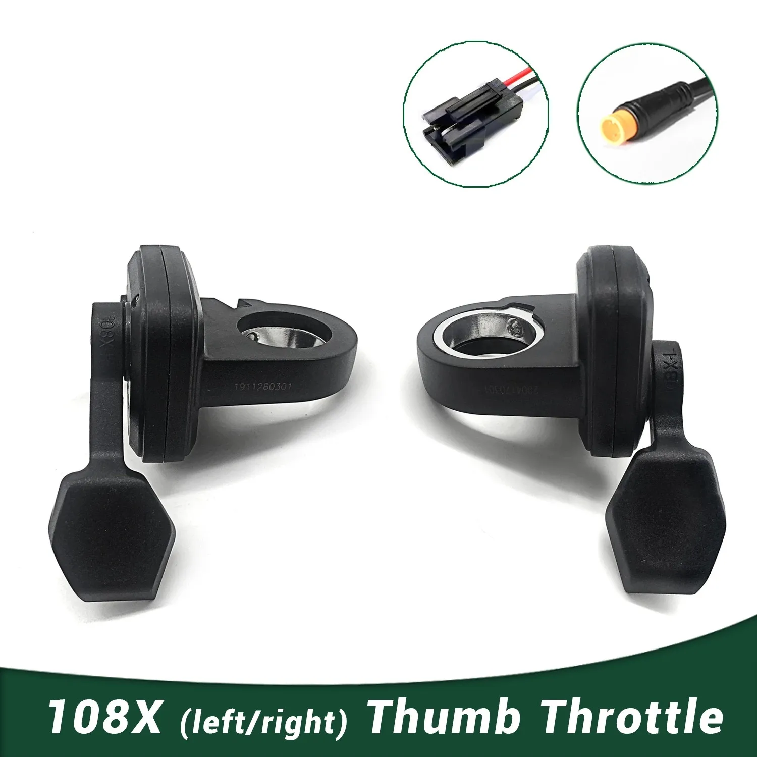

Ebike Thumb Throttle Right/Left Hand For Electric Bicycle Parts Accelerator Thumb Throttle 24V 36V 48V 72V 96V 108X