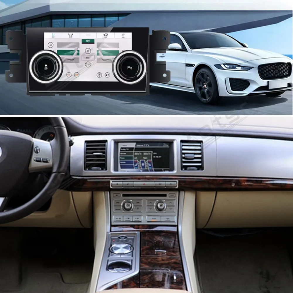 Для Jaguar XF 2005 2006 2007 2008 2009 2010 2012 Кондиционер Климат-доска Голосовое управление