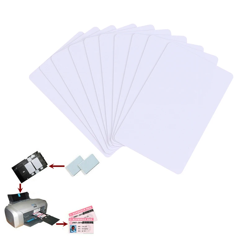 

10pcs Printer Inkjet PVC Card ID Card printable For L805 L850 L800