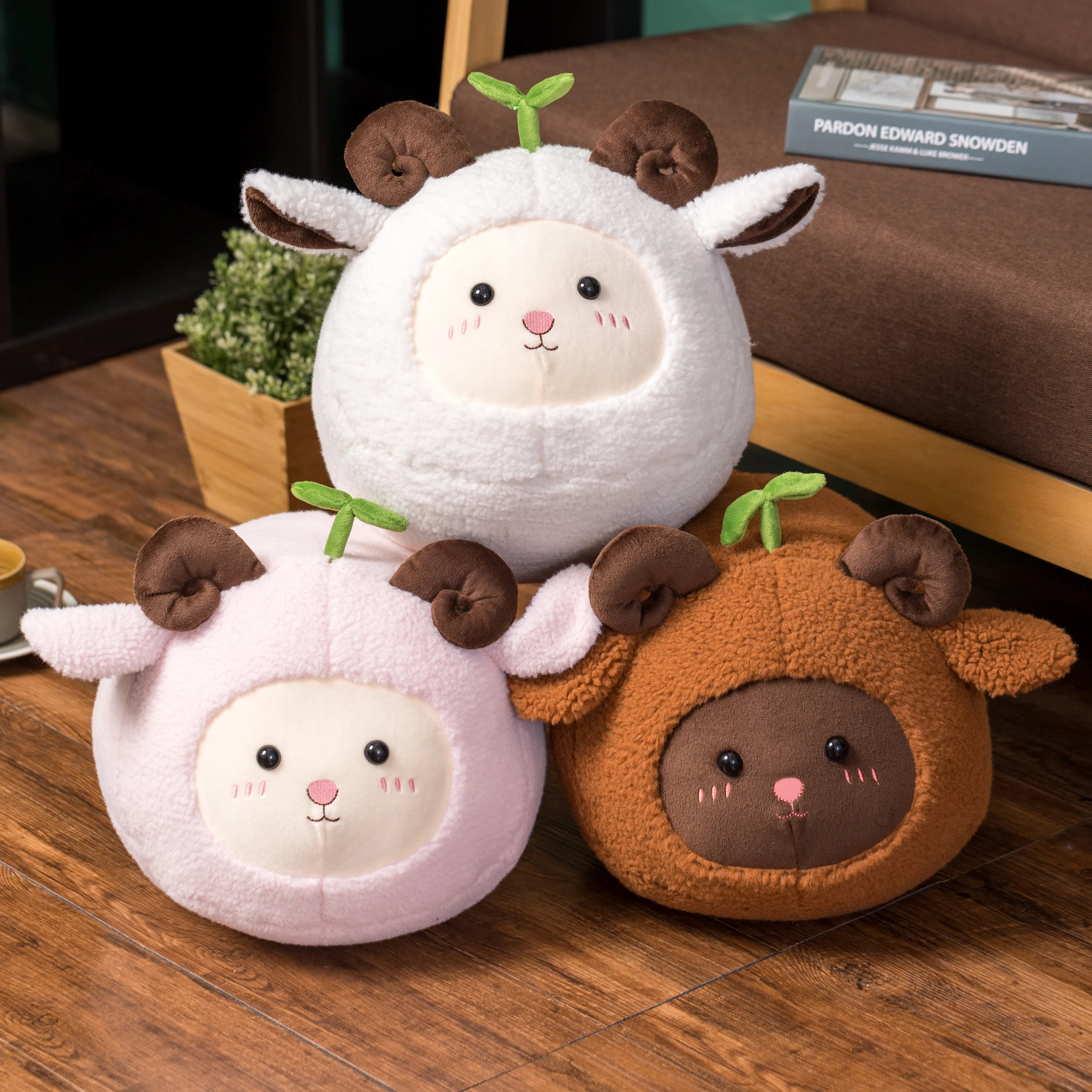 

24/35cm Cute Sheep Plush Pillow Toy Cartoon Stuffed Animal Fat Grass Sheep Doll Throw Pillow Soft Kids Toys Gifts for Children