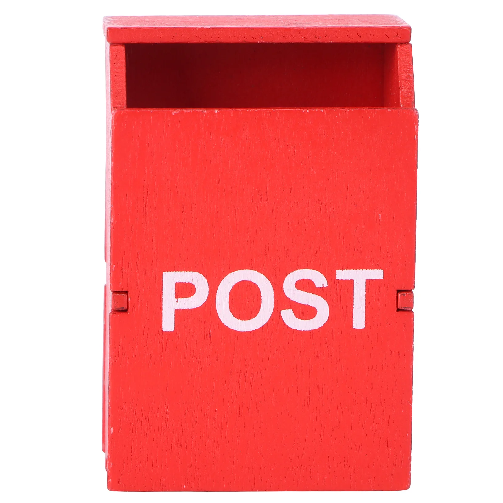 

Decorative Mailbox Mini House Supplies Miniature Furniture Toy Room Scene Decoration Model Wooden Office Wall Mount Mailboxes