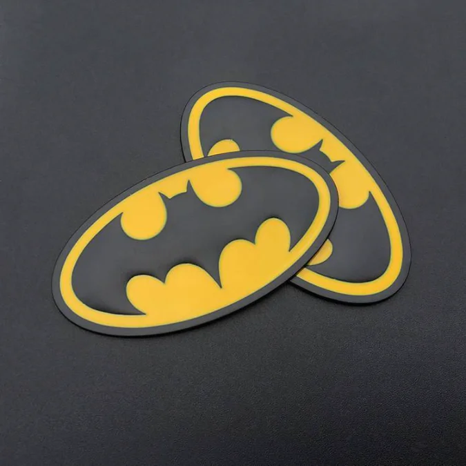 Бэтмен автомобильный металлический бампер наклейка s 3D трехмерная Наклейка