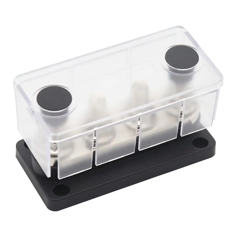 Шина высокого тока 3/8 а 48 в с крышкой 4-ходовой кнопки блок распределения мощности Макс шина коробка DIY комплект аксессуары Высокое качество